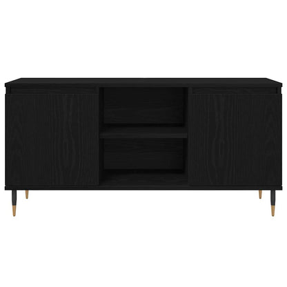 TV-Möbel Svart Ek TV-skåp 104 x 35 x 50 cm