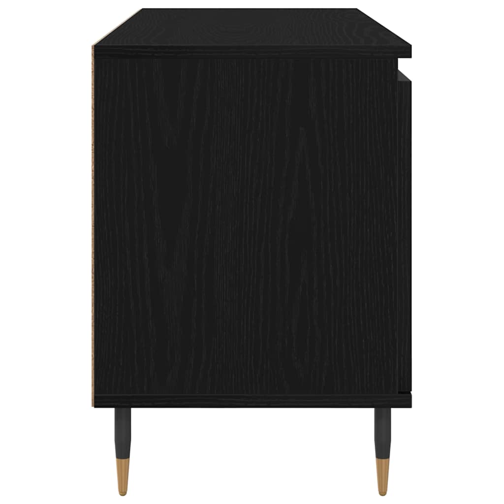 TV-Möbel Svart Ek TV-skåp 104 x 35 x 50 cm