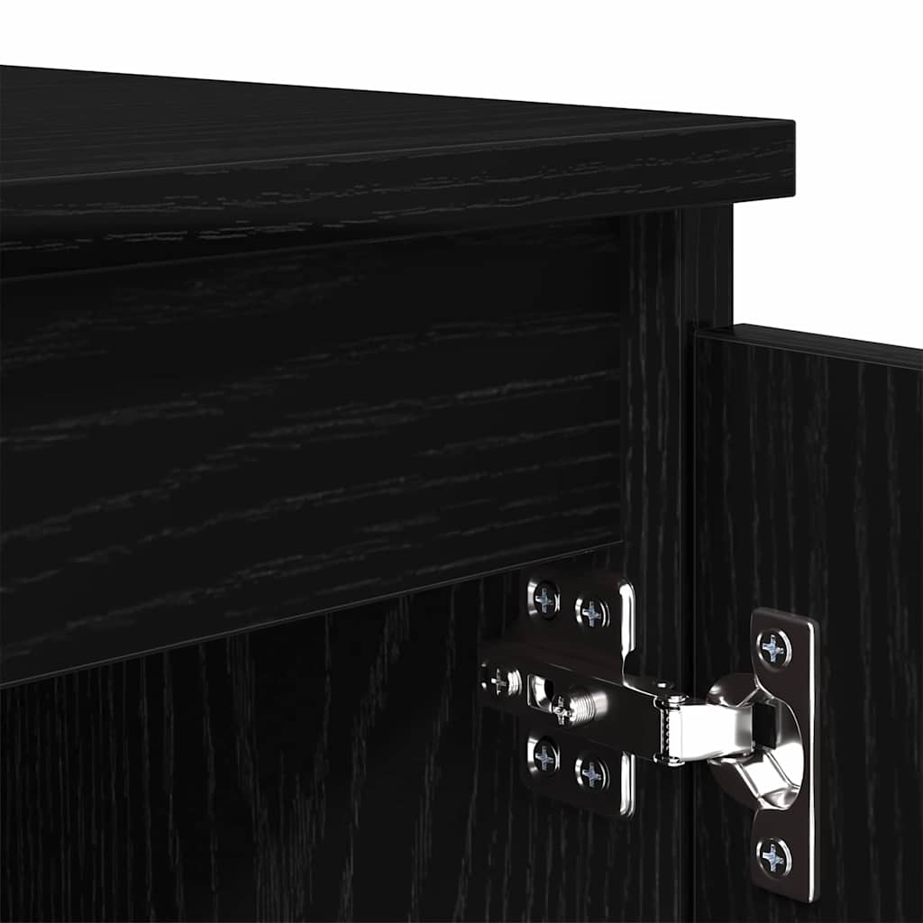TV-Möbel Svart Ek TV-skåp 104 x 35 x 50 cm
