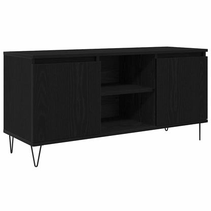 TV-Möbel Svart Ek TV-skåp 104 x 35 x 50 cm