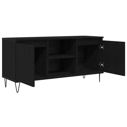 TV-Möbel Svart Ek TV-skåp 104 x 35 x 50 cm