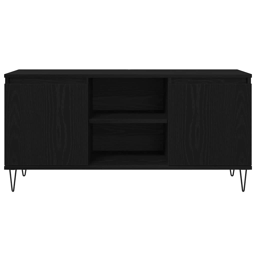 TV-Möbel Svart Ek TV-skåp 104 x 35 x 50 cm