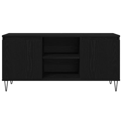 TV-Möbel Svart Ek TV-skåp 104 x 35 x 50 cm