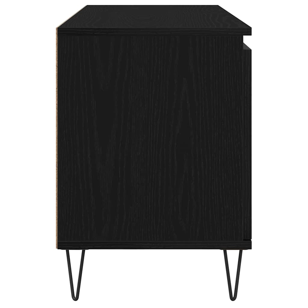 TV-Möbel Svart Ek TV-skåp 104 x 35 x 50 cm