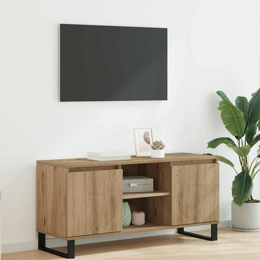 TV-skåp Artisan Ek 104 x 35 x 50 cm Konstruerat trä