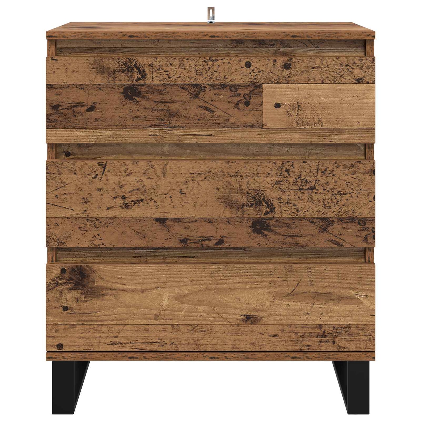 Sideboard med låda Gammalt trä 60 x 35 x 70 cm Konstruerat trä