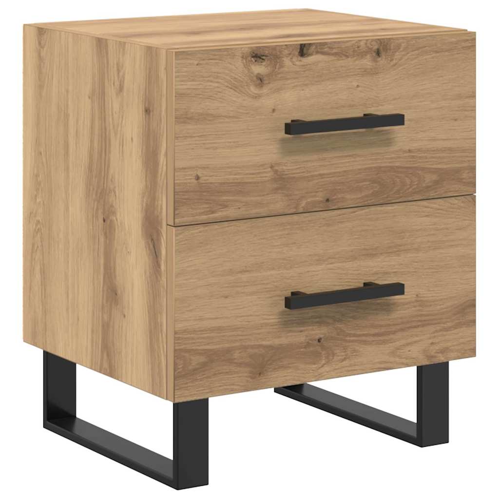 Nattduksbord 2 pcs Artisan Ek 40 x 35 x 47,5 cm Konstruerat trä