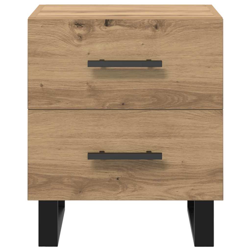 Nattduksbord 2 pcs Artisan Ek 40 x 35 x 47,5 cm Konstruerat trä