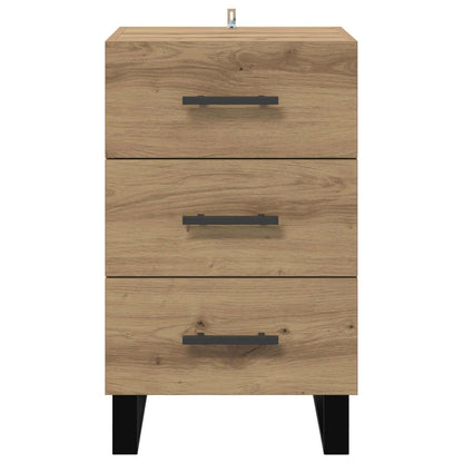 Nattduksbord Artisan Ek 40 x 40 x 66 cm Konstruerat trä