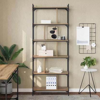 Bokhylla artisan ek 76 x 32 x 192 cm Konstruerat trä