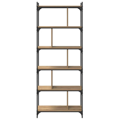 Bokhylla artisan ek 76 x 32 x 192 cm Konstruerat trä