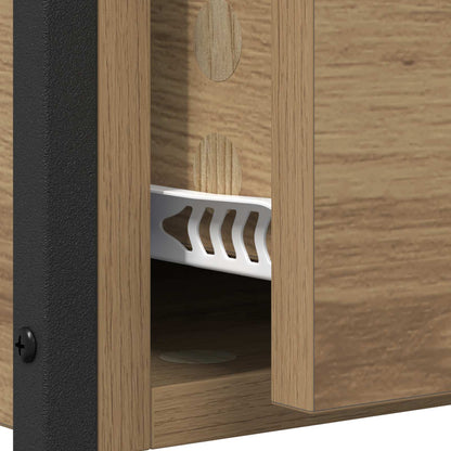 Konsolbord med låda Artisan Ek 100 x 40 x 75 cm Konstruerat trä