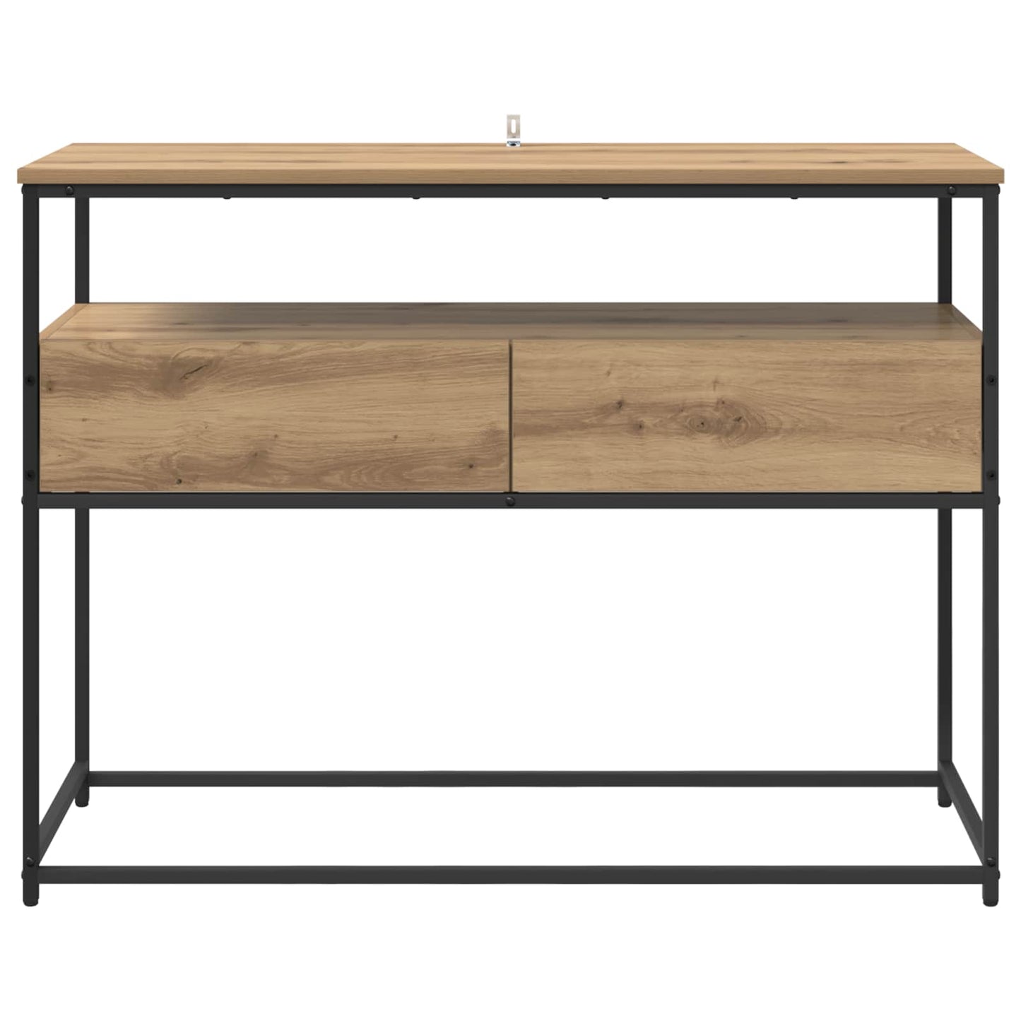Konsolbord med låda Artisan Ek 100 x 40 x 75 cm Konstruerat trä