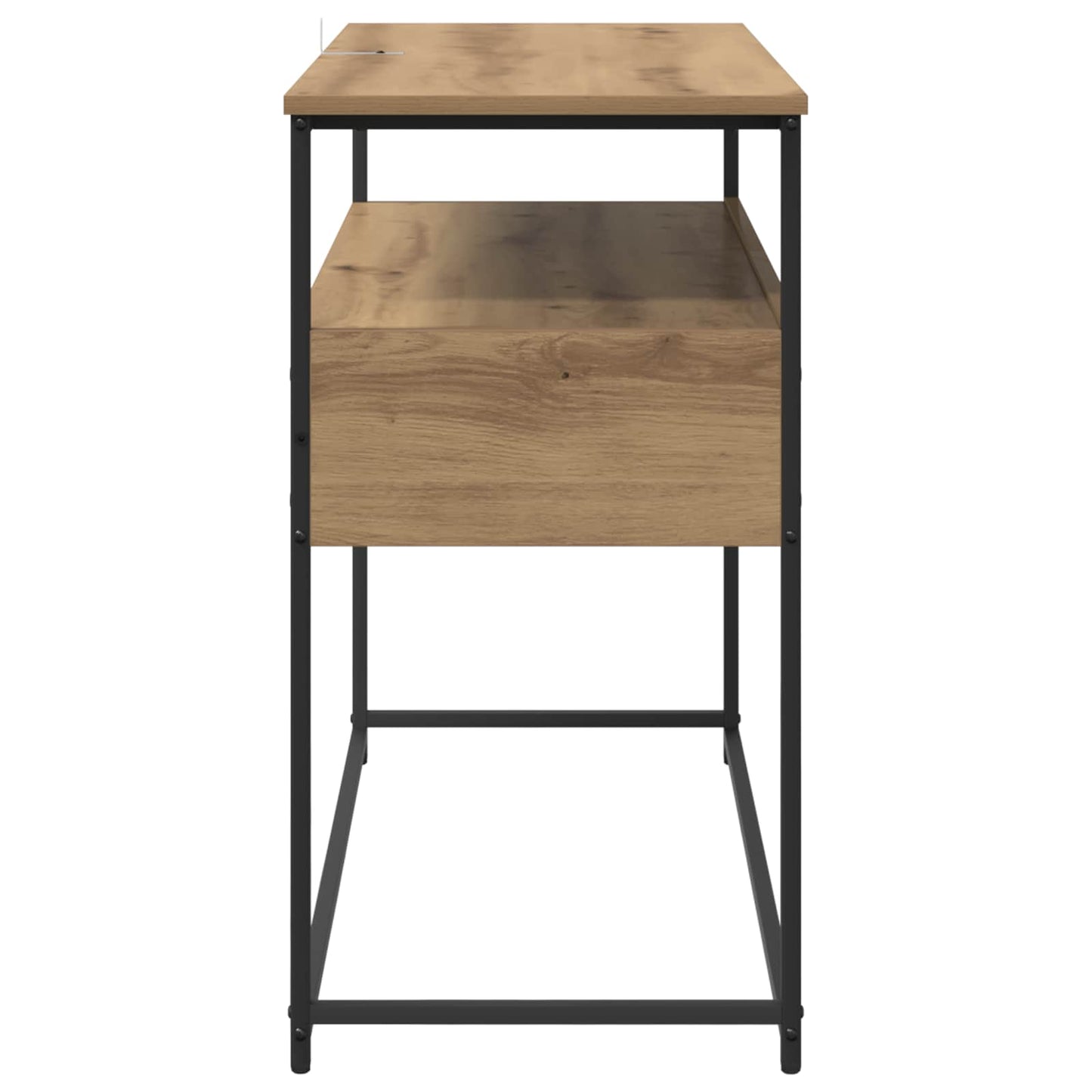 Konsolbord med låda Artisan Ek 100 x 40 x 75 cm Konstruerat trä