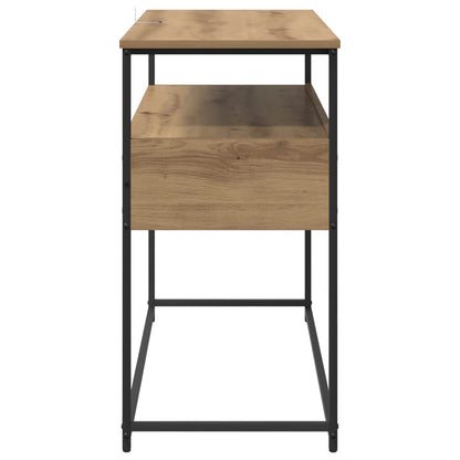 Konsolbord med låda Artisan Ek 100 x 40 x 75 cm Konstruerat trä