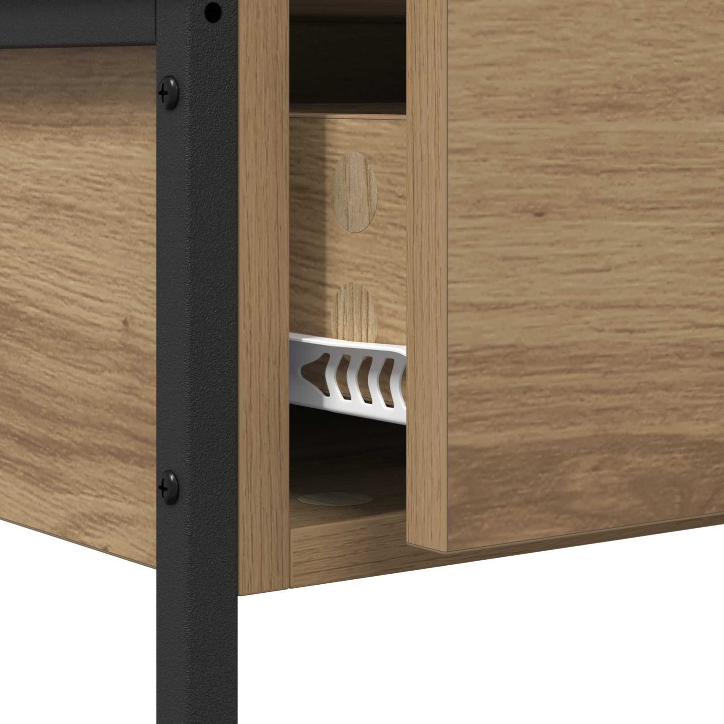 Konsolbord Artisan Ek 100 x 34,5 x 75 cm Konstruerat trä