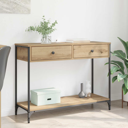 Konsolbord Artisan Ek 100 x 34,5 x 75 cm Konstruerat trä