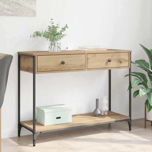 Konsolbord Artisan Ek 100 x 34,5 x 75 cm Konstruerat trä