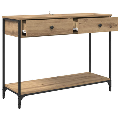 Konsolbord Artisan Ek 100 x 34,5 x 75 cm Konstruerat trä