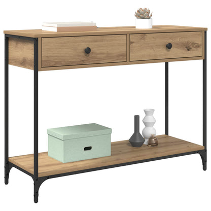 Konsolbord Artisan Ek 100 x 34,5 x 75 cm Konstruerat trä