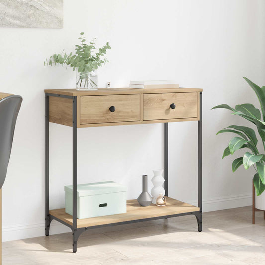 Konsolbord Artisan Ek 75 x 34,5 x 75 cm Konstruerat trä