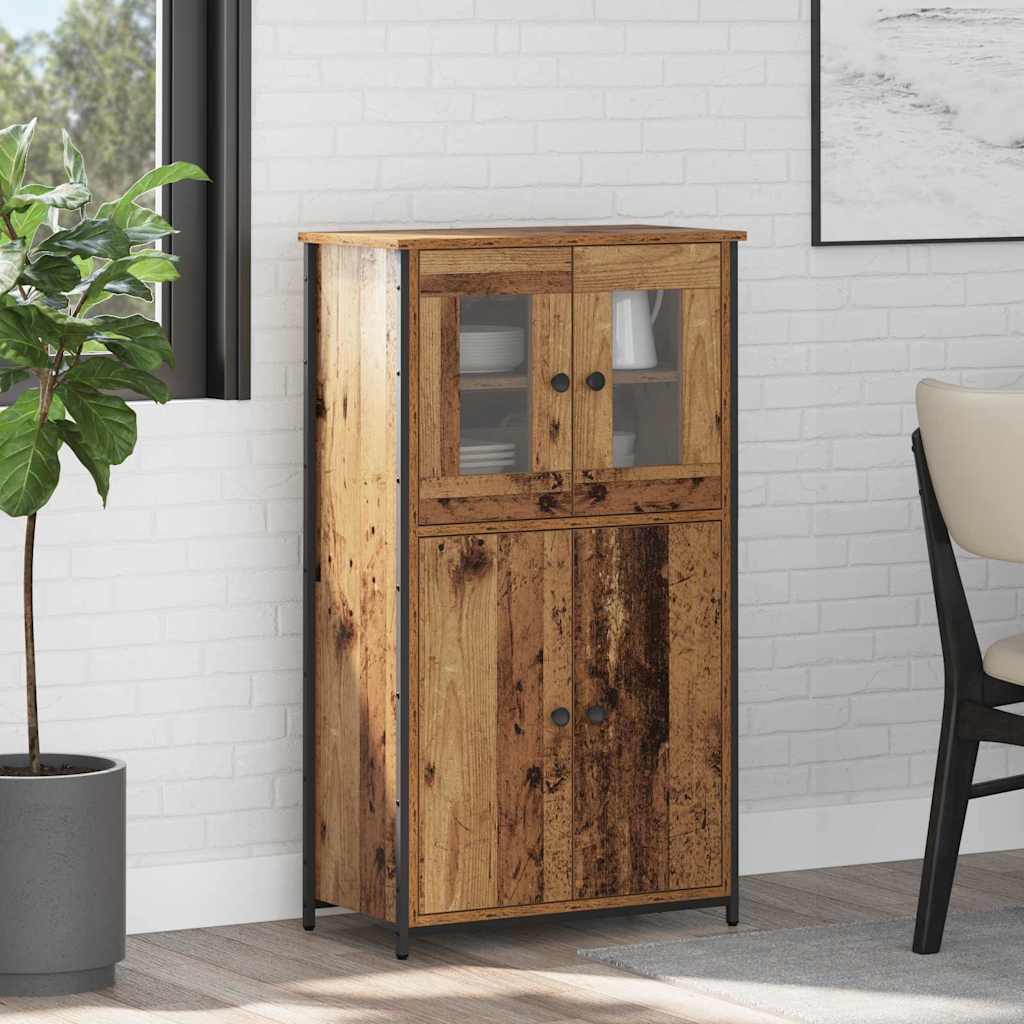 Skåp Åldrat Trä 62 x 32 x 106,5 cm