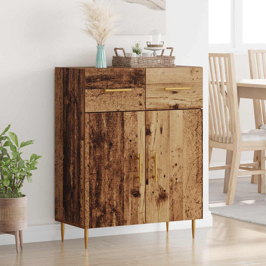 Sideboard Gammalt trä 69,5 x 34 x 90 cm Konstruerat trä