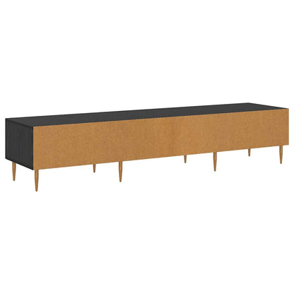 TV-Möbel Svart Ek TV-skåp med låda 150 x 36 x 30 cm