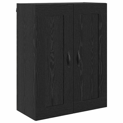 Väggskåp Svart Ek 69,5 x 34 x 90 cm