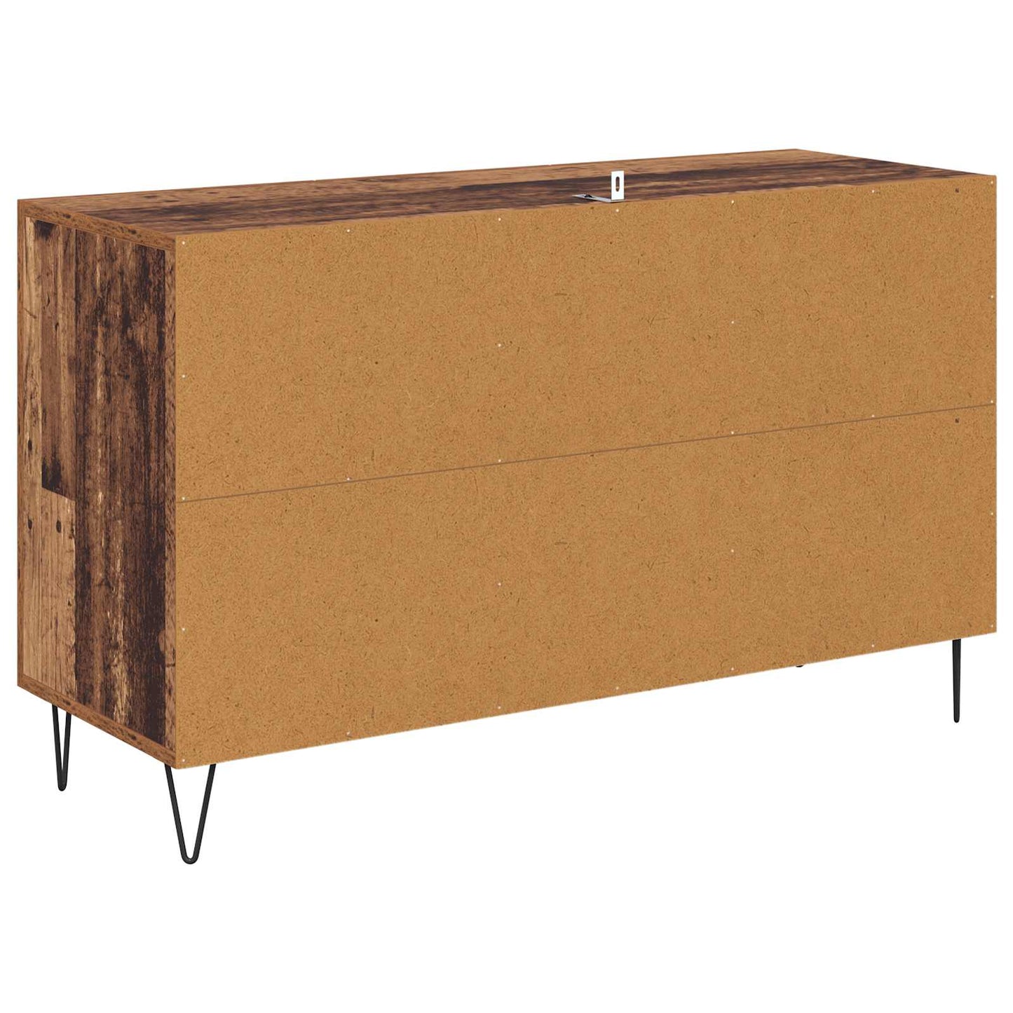 Sideboard med låda Gammalt trä 100 x 36 x 60 cm Konstruerat trä