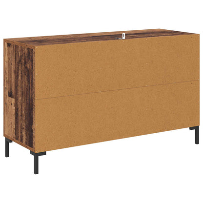 Sideboard med låda Gammalt trä 100 x 36 x 60 cm Konstruerat trä