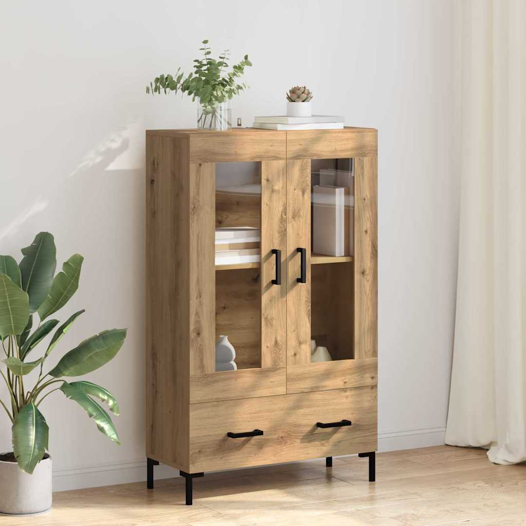 Skåp Artisan Ek med låda 69,5 x 31 x 115 cm