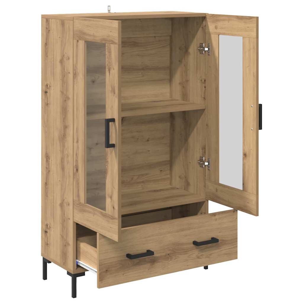Skåp Artisan Ek med låda 69,5 x 31 x 115 cm