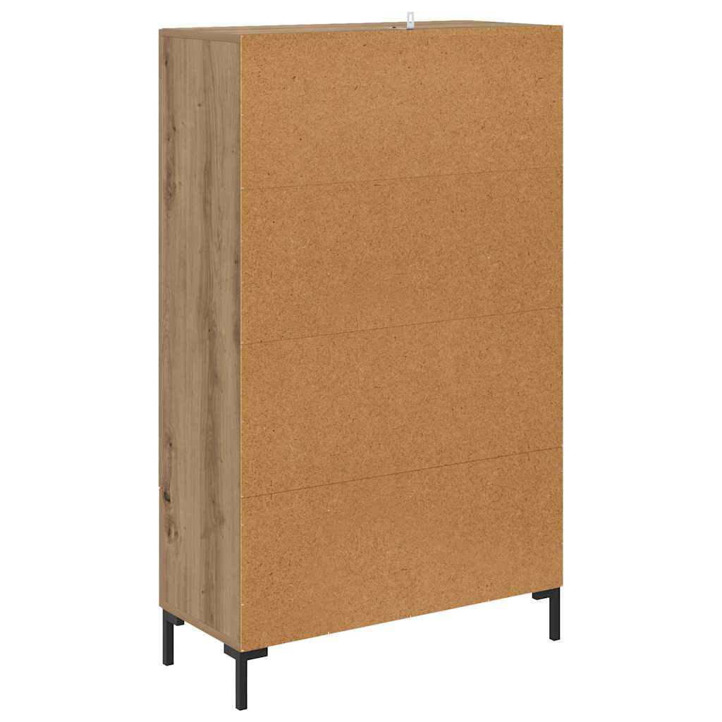 Skåp Artisan Ek med låda 69,5 x 31 x 115 cm