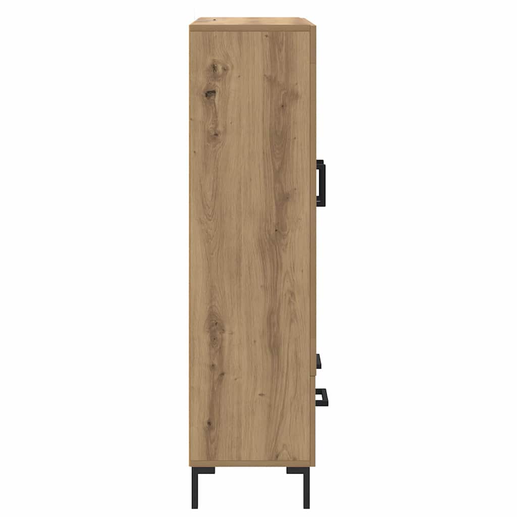 Skåp Artisan Ek med låda 69,5 x 31 x 115 cm