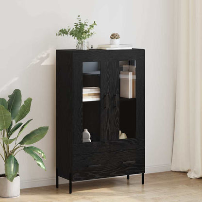 Skåp Svart Ek Corona 69,5 x 31 x 115 cm