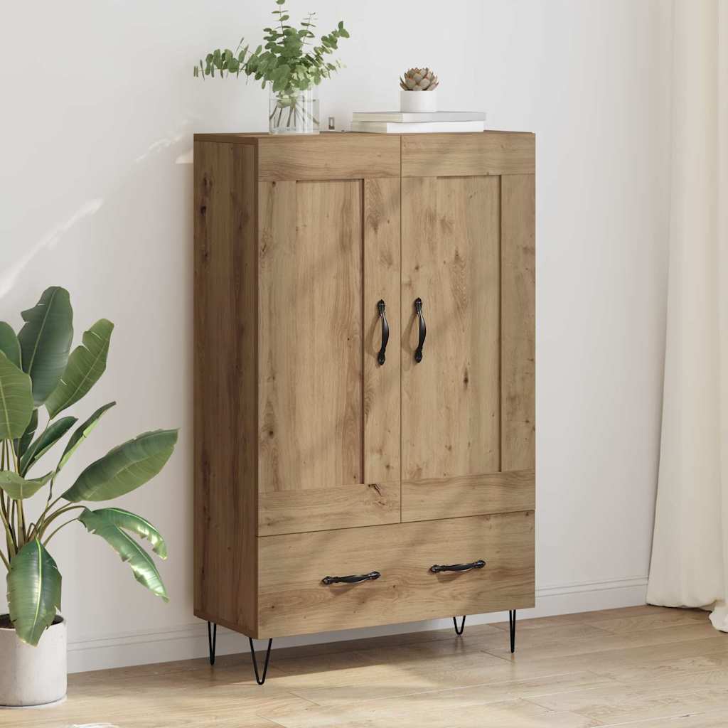 Skåp Artisan Ek med låda 69,5 x 31 x 115 cm