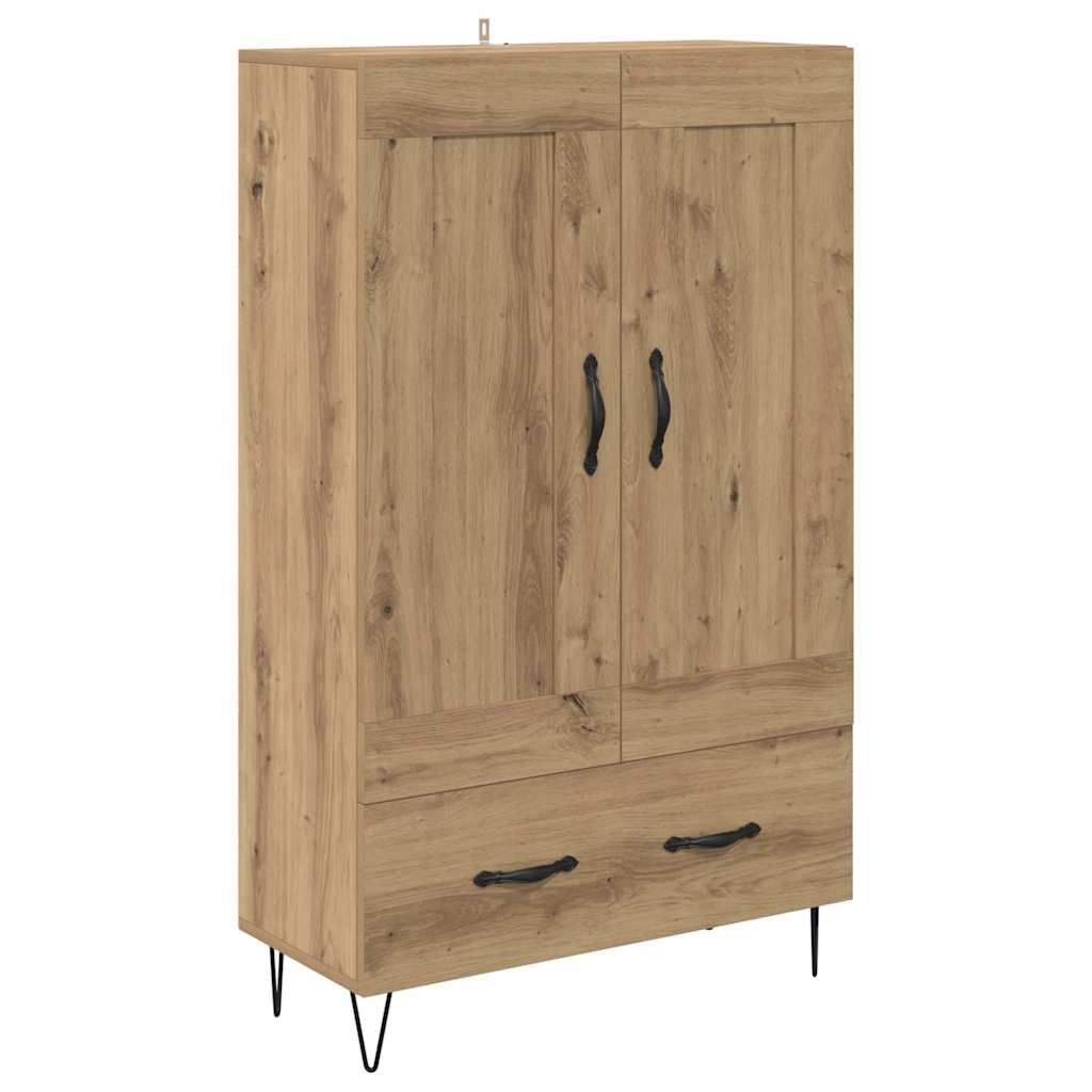 Skåp Artisan Ek med låda 69,5 x 31 x 115 cm