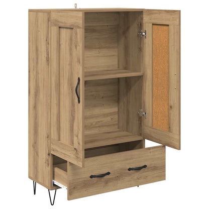 Skåp Artisan Ek med låda 69,5 x 31 x 115 cm