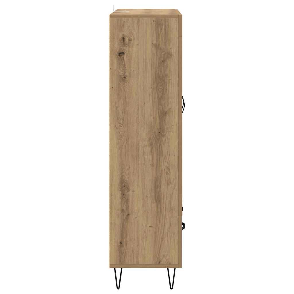 Skåp Artisan Ek med låda 69,5 x 31 x 115 cm