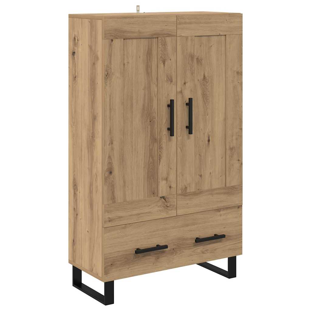 Skåp Artisan Ek med låda 69,5 x 31 x 115 cm