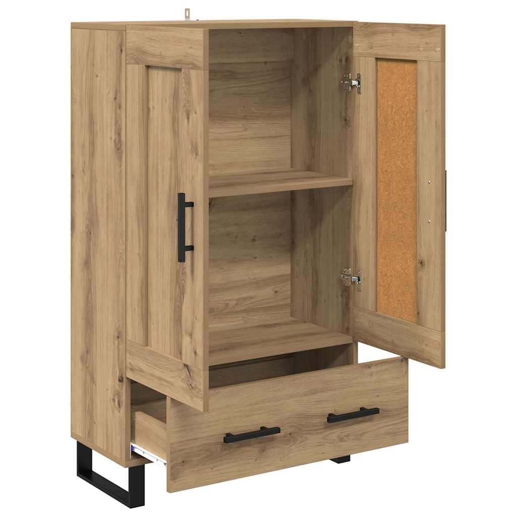 Skåp Artisan Ek med låda 69,5 x 31 x 115 cm