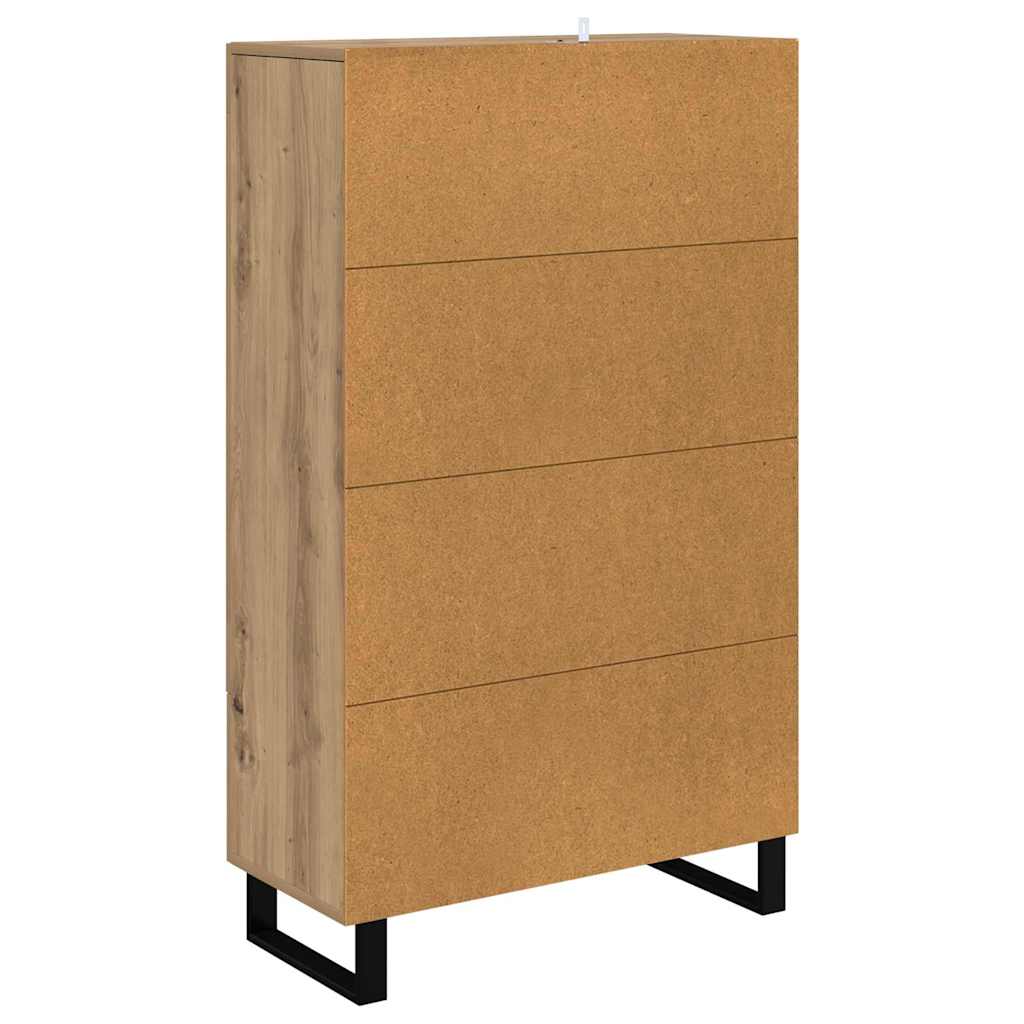 Skåp Artisan Ek med låda 69,5 x 31 x 115 cm