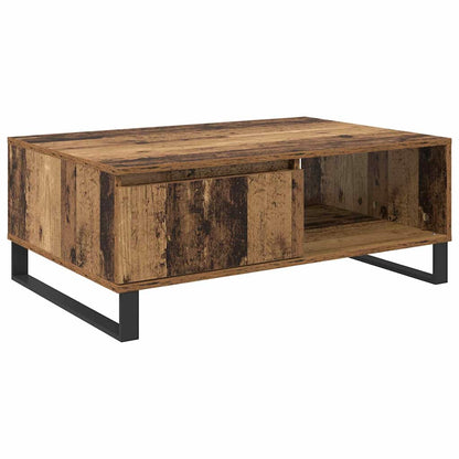 Soffbord Åldrat Trä 90 x 60 x 35 cm