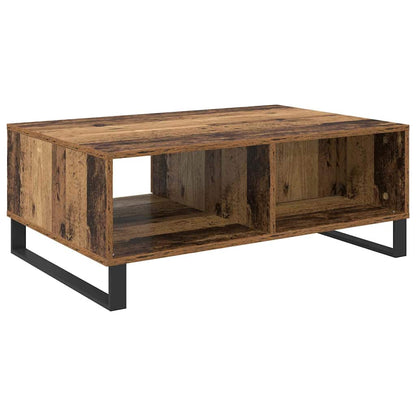 Soffbord Åldrat Trä 90 x 60 x 35 cm