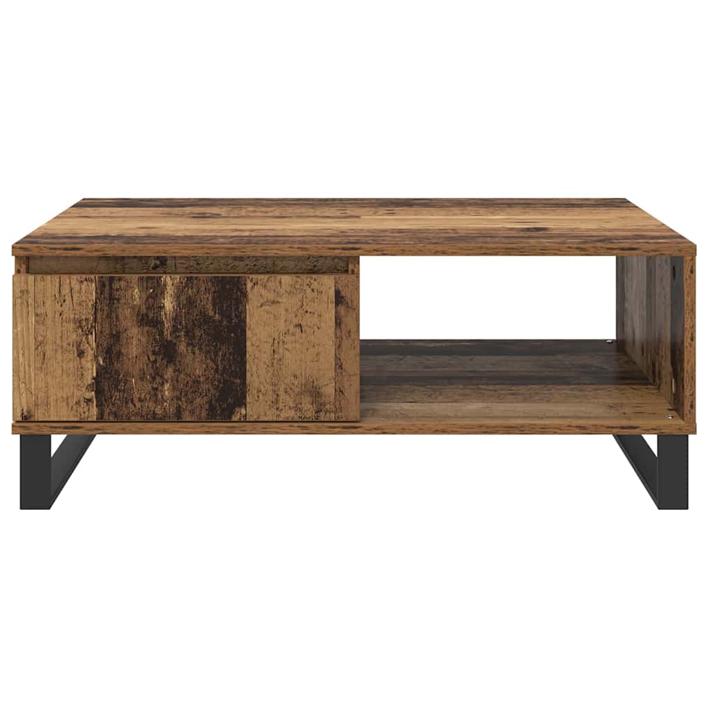 Soffbord Åldrat Trä 90 x 60 x 35 cm