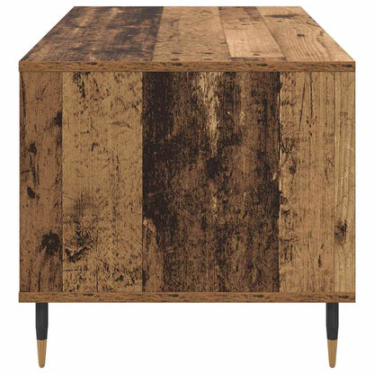 Soffbord Åldrat Trä med låda 90 x 49 x 45 cm