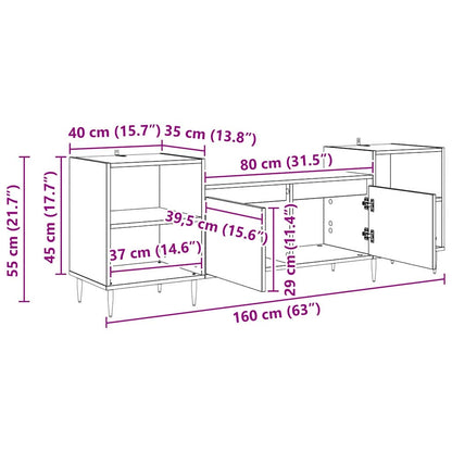 TV-Möbel Artisan Ek TV-skåp 160 x 35 x 55 cm
