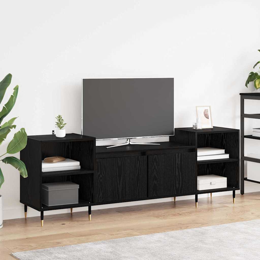 TV-Möbel Svart Ek TV-skåp 160 x 35 x 55 cm