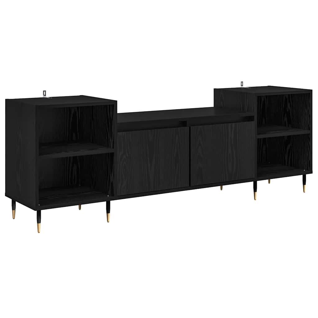TV-Möbel Svart Ek TV-skåp 160 x 35 x 55 cm